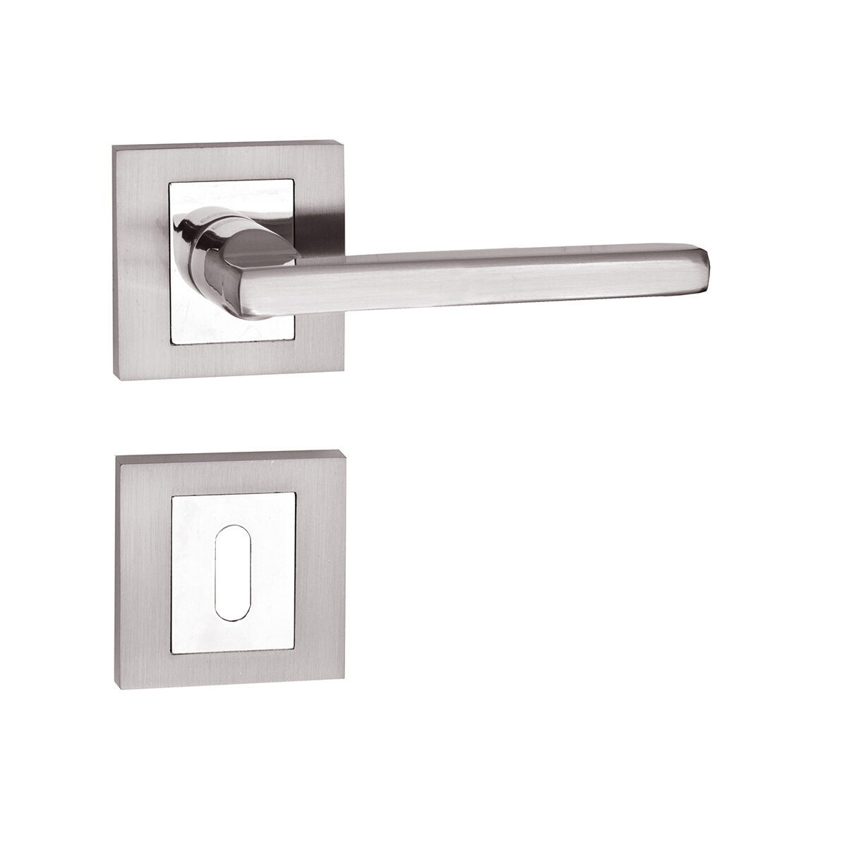 Basic Daniela króm-szatén nikkel kilincs