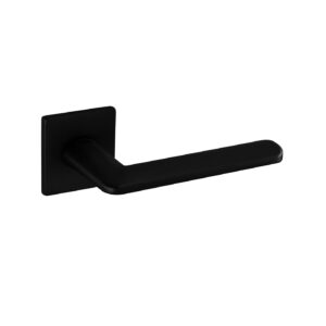 Eliptica fekete négyzetrozettás kilincs